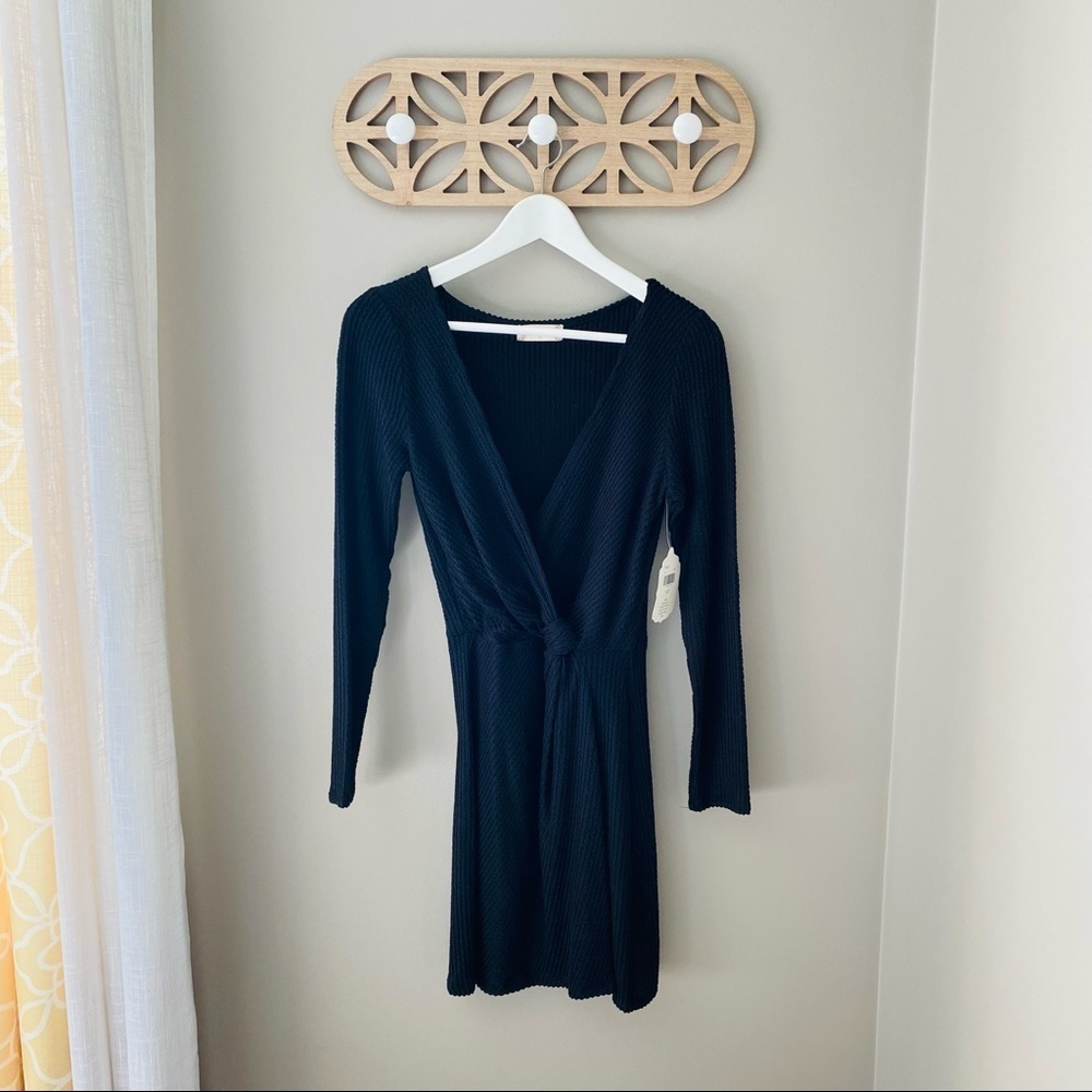 Altar'd State Long Sleeve Dress Black Sz XS